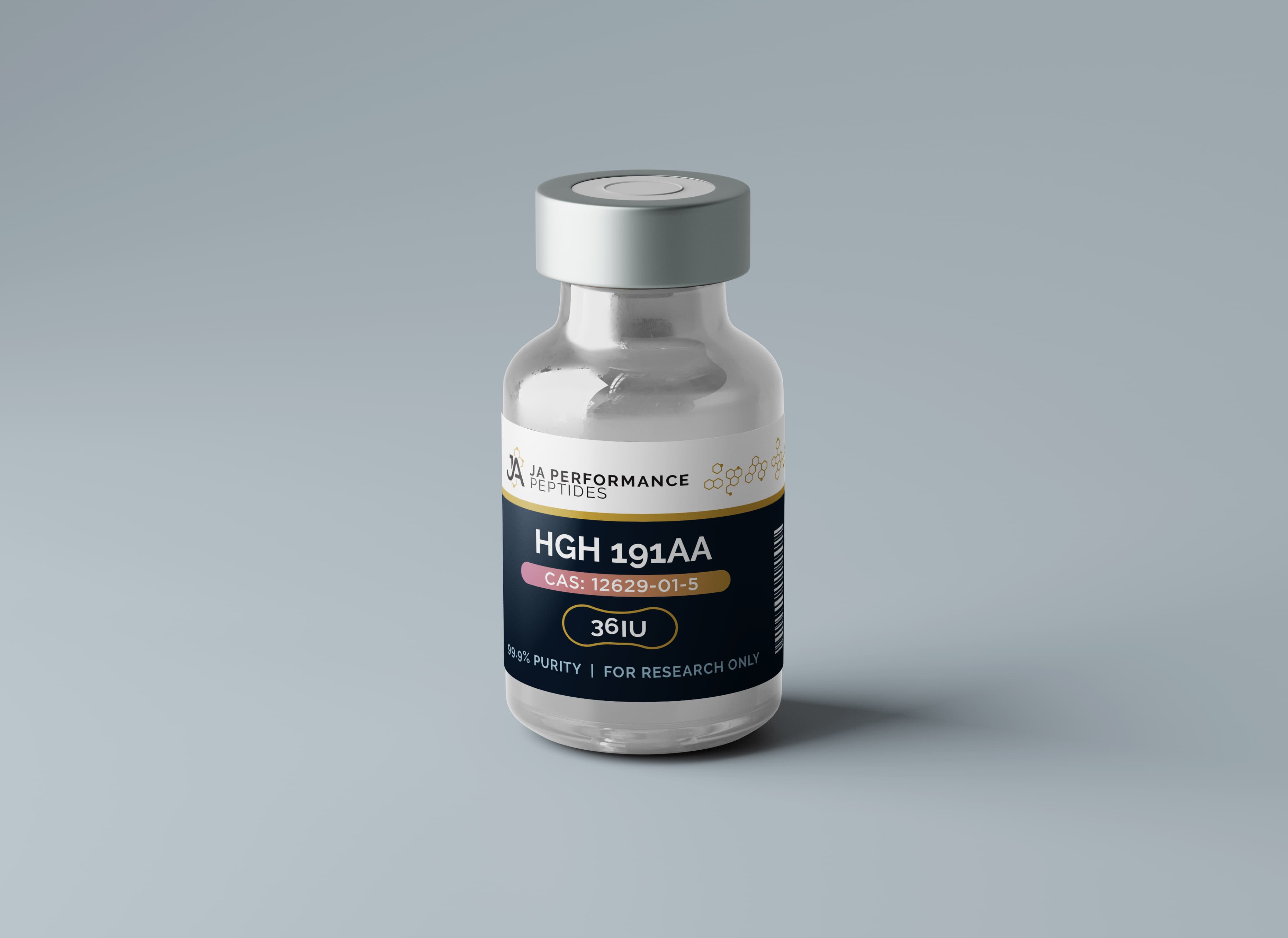 HGH 191AA 10IU research peptide vial