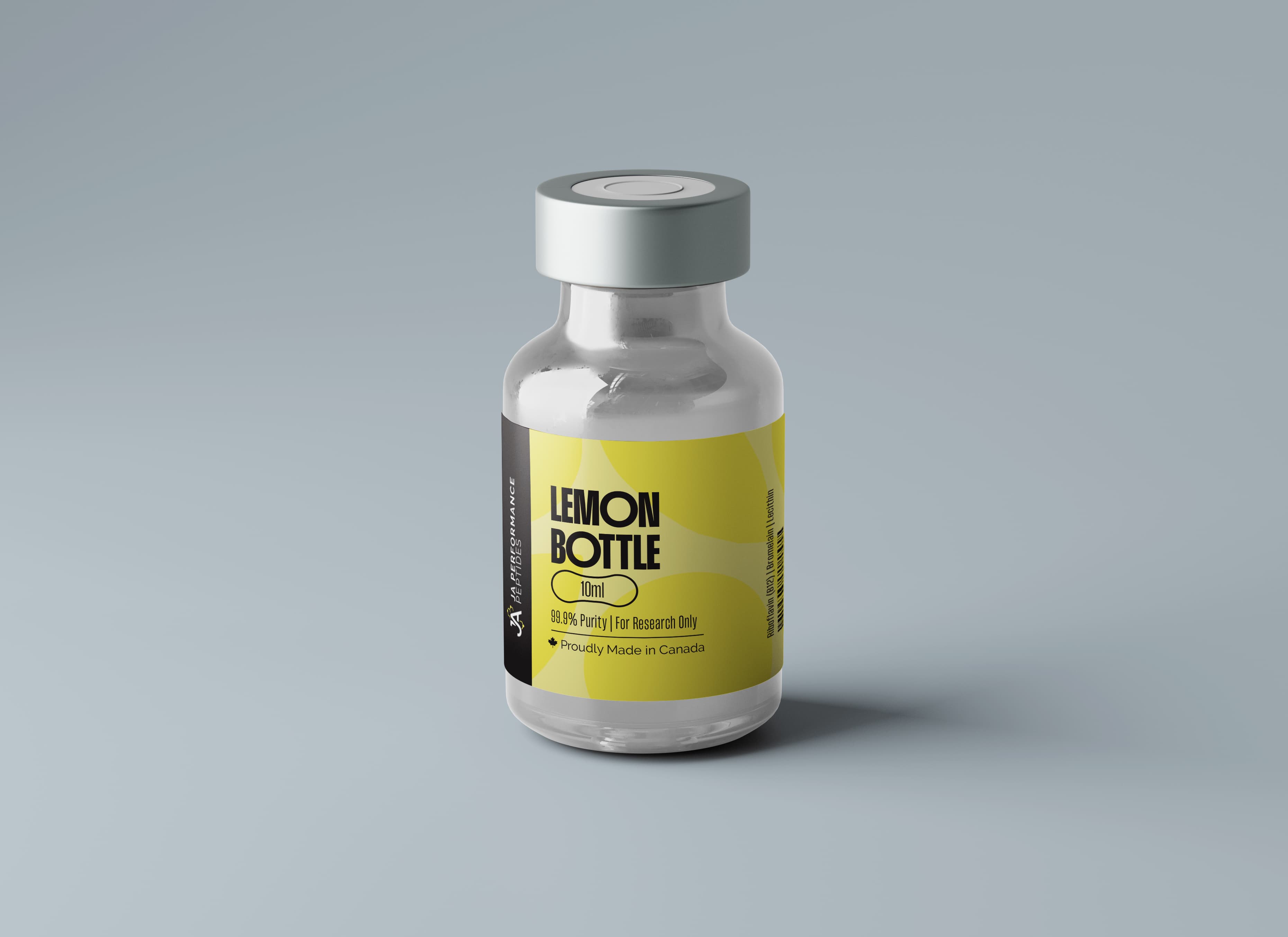 Lemon Bottle 10ml research peptide vial